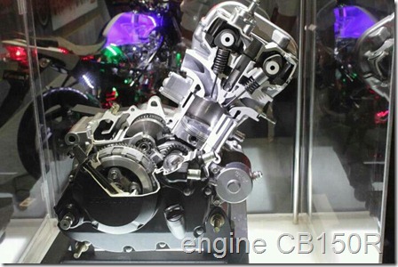 honda cb150 engine in slice