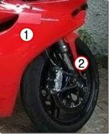 front fork ducati panigale 899