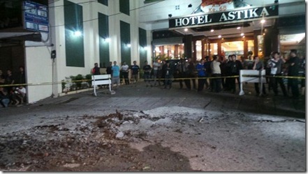 ledakan mangga besar hotel astika