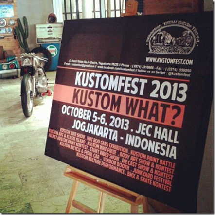 kustomfest yogyakarta 2013 campaign