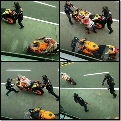marquez pit stop flag to flag