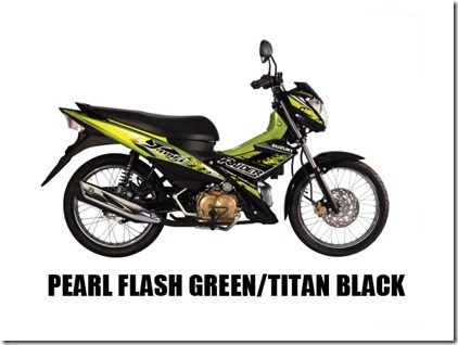 Suzuki Raider J 115 F  pearl-flash-green