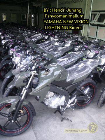 Yamaha New V-ixion menjadi kendaraan Dinas TNI  1