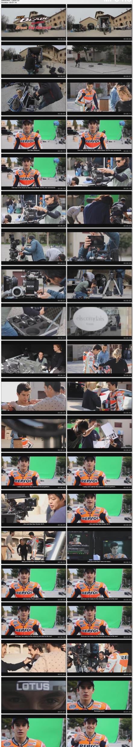 Behind The Scene TVC Honda Blade 125 FI with Marc Marquez by pertamax7.com