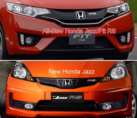 all new Honda Jazz 2014 vs new  honda Jazz