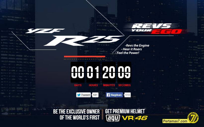 countdown indent online yamaha YZf-R25