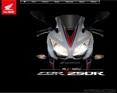 Honda CBR250R dual keen eyes 2014