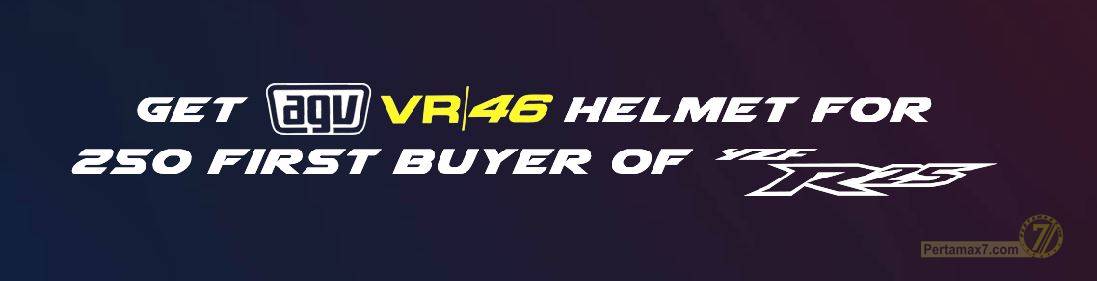Pembeli yamaha r25 berhadiah 250 helm valentino Rossi 46