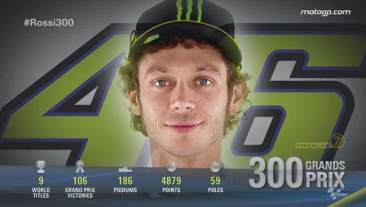 Celebrating Rossi's 300th GP appearance