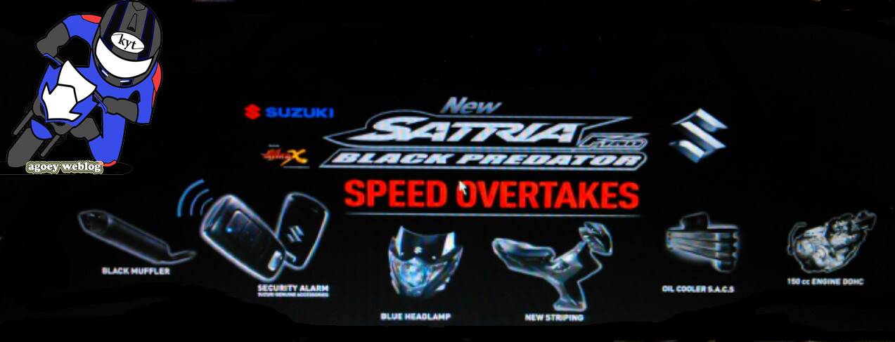 Suzuki Satria F 150 BLACK PREDATOR