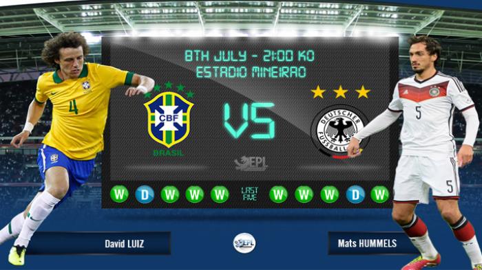 Brazil Vs Germany Piala Dunia 2014