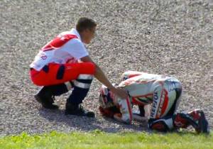 marquez crash on motogp germany 2014