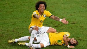 Neymar Cedera Tulang Belakang di Brazil  1