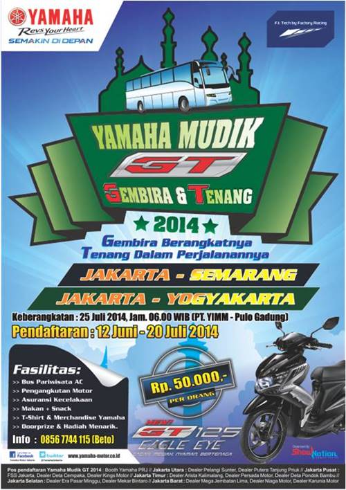Yamaha Mudik GT (Gembira & Tenang) 2014
