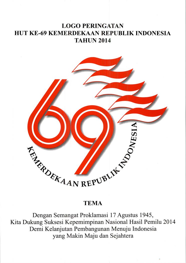 logo kemerdekaan Indonesia ke 69