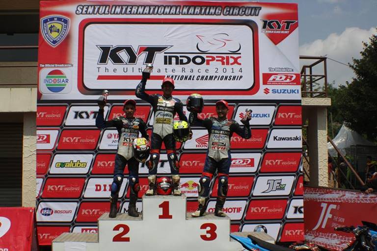 podium indoprix sport 150 race 1