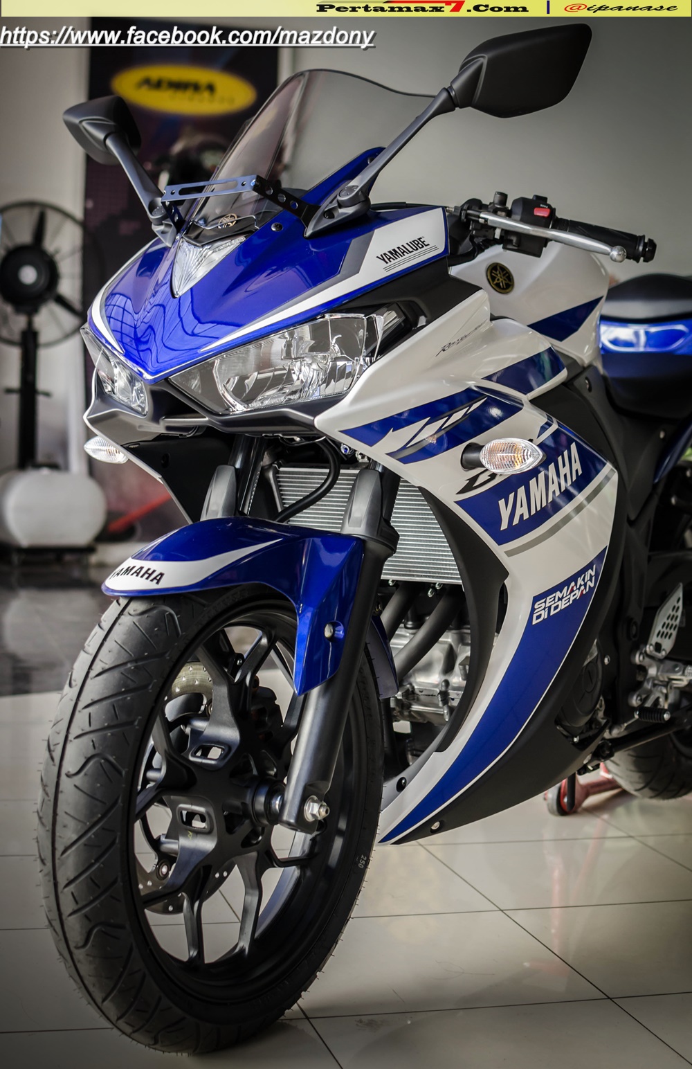 Yamaha YZF-R25 Blue pertamax7.com Indonesia 34