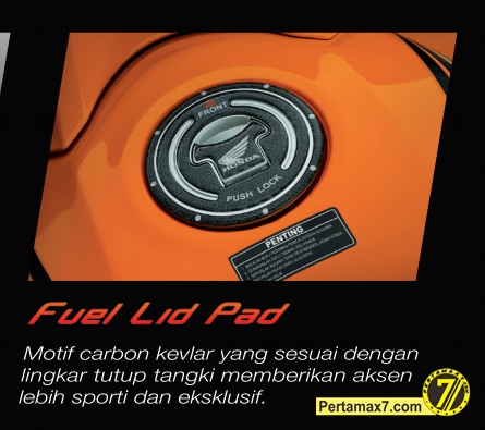fuel lid pad honda CBR150R indonesia