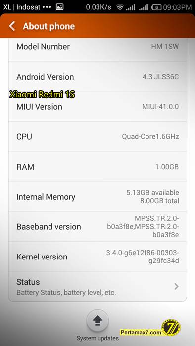 Screenshoot Xiaomi Redmi 1S 4