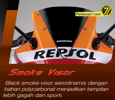 smoke visor honda CBR150R indonesia