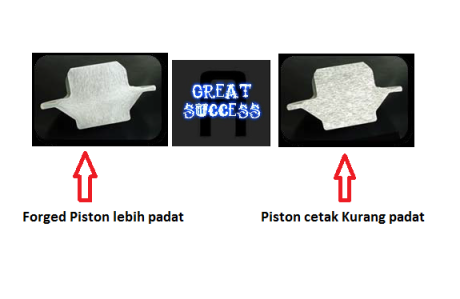 forged piston vs konventional Piston
