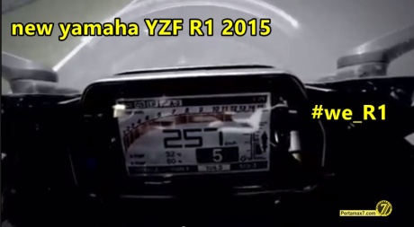 meter all new Yamaha YZF-R1 2014