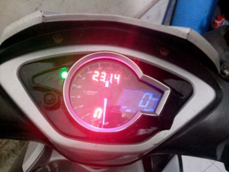 speedometer yamaha new vixion di honda Supra x 125