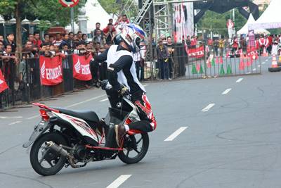 Final Honda CB150R StreetFire City Battle Hadirkan Stunt Rider Terbaik di Indonesia 2