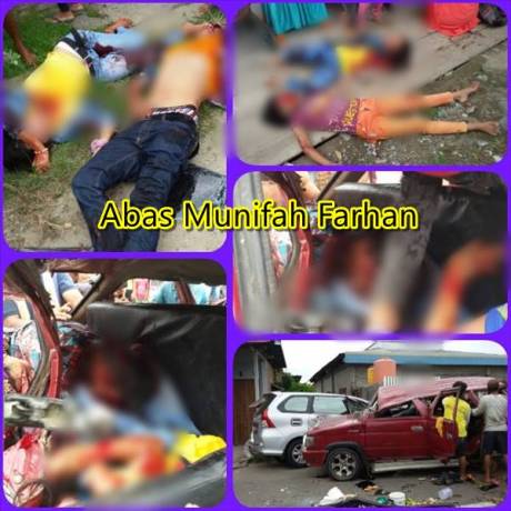 Tabrakan Maut Mobil Peziarah VS Mobil Rombongan Pengantin Di Polewali Mandar 4 Meninggal 8 Luka