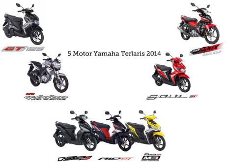 5 Motor Terlaris Yamaha 2014