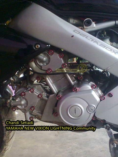  Modifikasi Yamaha Vixion 2 Piston V twin 300 cc asal 