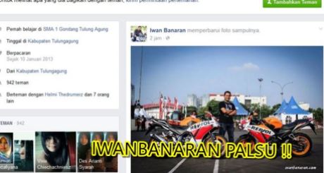 Nama Iwanbanaran di catut untuk jualan motor tanpa bpkb 5
