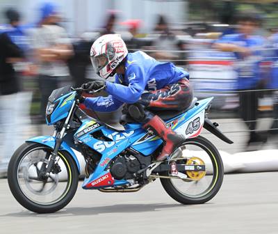 Suzuki Indonesia Challenge 2015 Satria Cup Medan, Pebalap Aceh Jawara 2