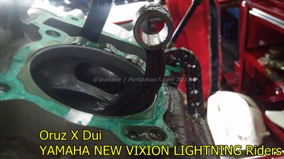 Mesin yamaha New Vixion hancur setelah terjang banjir 009 Pertamax7.com