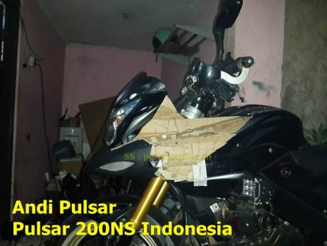 Pertama di Indonesia modifikasi bajaj pulsar 200NS jadi pulsar 200 Adventure sport