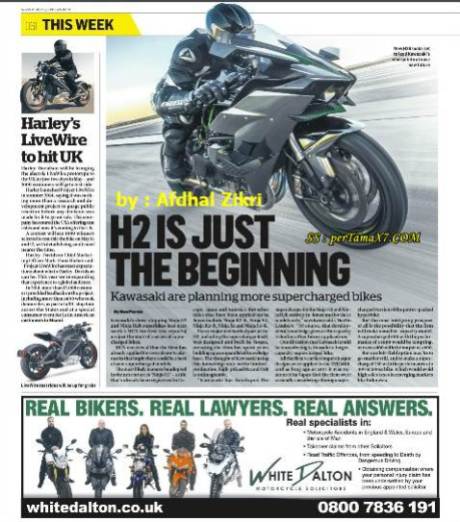 Kawasaki Akan Tanam Supercharged di banyak motor,  Ninja H2 cuma permulaan