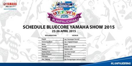 jadwal yamaha motorshow 25 april 2015