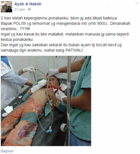 Polisi Patwal Tabrak Lari Bocah 7 Tahun Hingga Tewas di Cirebon W3LzmyZ1fzPertamax7.com