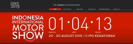 Indonesia International Motor Show 20-30 August 2015