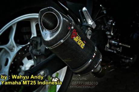 Modifikasi Yamaha MT-25 Hitam dengan HID Projector ini nampak Garang Habis Rp.13 juta 01 pertamax7.com