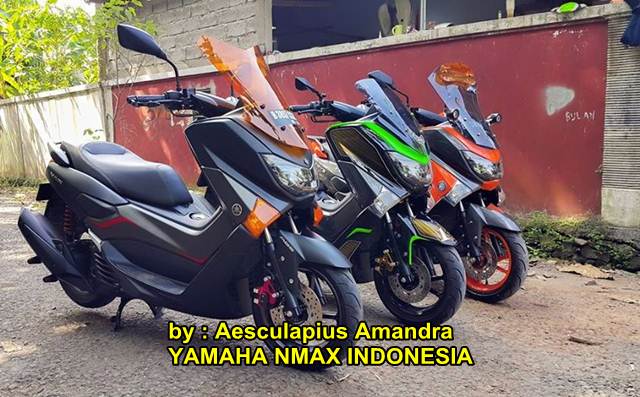Modifikasi Yamaha NMAX hitam doff kekar menawan 03 pertamax7.com