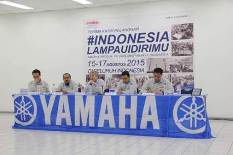 Press Conference Pesta Merdeka Yamaha #Indonesialampauidirimu