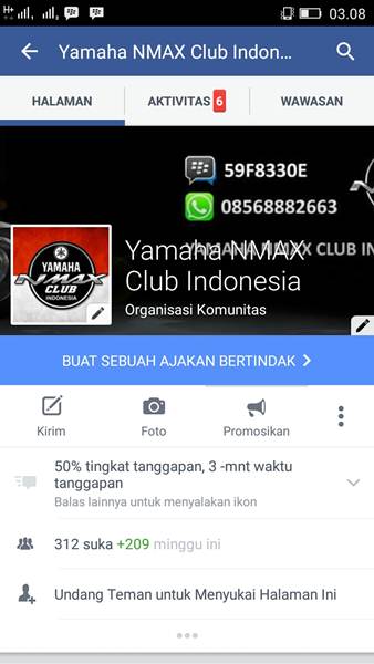 facebook Yamaha NMAX Club Indonesia Resmi Berdiri01 pertamax7.com