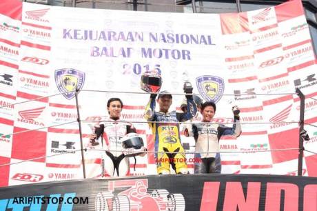 Kejurnas Seri 5 Sentul besar, Yamaha Jupiter MX King Juara 1 Honda CB150R kedua Yamaha R15 ketiga, campur akur 00 pertamax7.com