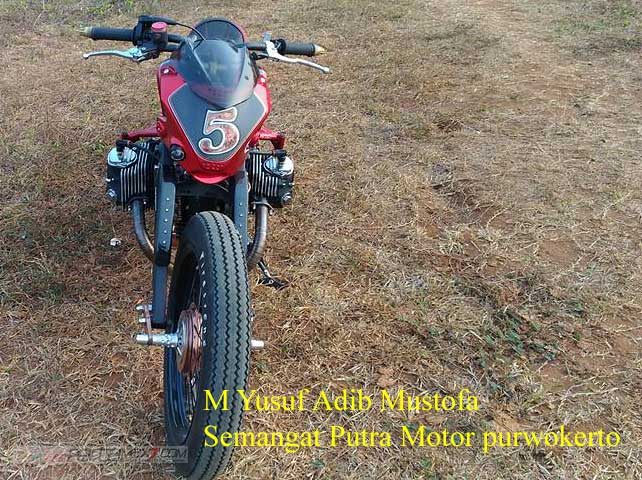 Modifikasi Honda Tiger jadi BOXER engine 400 cc Karya Semangat Putra Motor purwokerto 02 Pertamax7.com