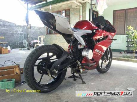 Modifikasi Yamaha SZ-R jadi Ala Ducati Panigale asal Filipina ini Unik 04 Pertamax7.com