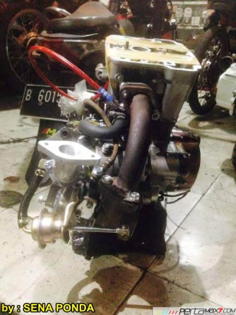 Pasang Turbo Charger Honda CB150R pakai Ecotrons RHB31 VZ21... cesssss 01 pertamax7.com