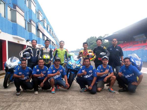 Juara Suzuki Indonesia Challenge Satria F150 berlatih dengan GSX-6000 dan GSX-R1000, dari bebek 150 cc siap loncat Tampil di Supersport 600 02 pertamax7.com