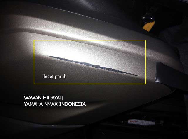 Beli Yamaha Nmax GunMetal baru dari Diler di List Skotlet, Eh Ternyata Lecet Parah pertamax7.com 2