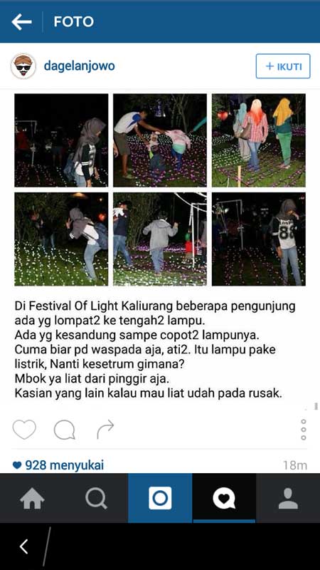 Festival Of Light Kaliurang Jogja Ada Yang Lompat Dan Kesandung Lampu Awas Kesetrum pertamax7.com